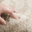 Axyaa Plush Retro Style Living Room Carpet - Soft, Fluffy, Non-slip Mat