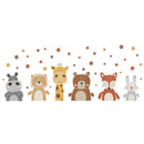 Axyaa Boho Giraffe Bear Animals Nursery Wall Sticker Kids Room Decor
