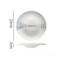 Axyaa Circular Ceramic Plate Set for Molecular Cuisine and Restaurant Tableware
