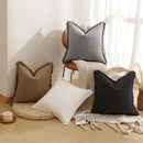 Axyaa Simple Light Luxury Solid Color Cushion Cover 50x50 Home and Sofa Decor