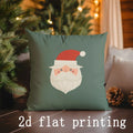 Axyaa Christmas Animal & Snowman Pillow Cover for Sofa, Bedroom, Car