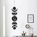 Moon Phase Garland Wall Decor by Axyaa: Boho Home Decor, Nursery Ornament Gift