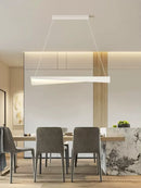 Axyaa LED Chandelier: Modern Minimalist Ceiling Pendant Lights for Restaurant, Loft, and Room Decor