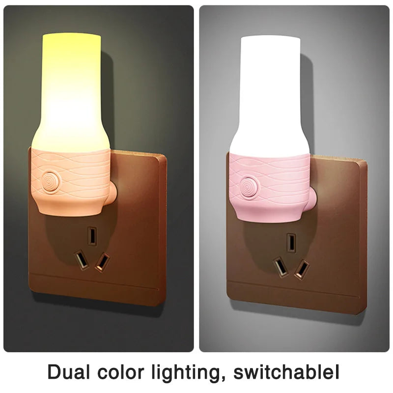 Axya LED Night Light Wall Lamp with Dimming Switch - 2 Color Options