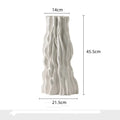 Axyaa Abstract Irregular Trunk Ceramic Vase - Home Decoration Accessories