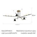 Axyaa Magic Bean Pendant Light: Luxury Nordic Style Chandelier for Home Decor