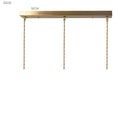 Axyaa Ceramic Brass Pendant Lights - Nordic Japanese Style Hanging Lamp