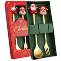 Axyaa 2-Piece Gold Cutlery Set in Gift Box