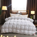 Axyaa Luxury Goose Down Quilted Cotton Winter Comforter Blanket