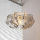 Axyaa Silver Mesh Pendant Light for Creative Spaces