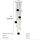 Axyaa Pebble Chandelier: Stylish Lighting for Living Room, Bedroom, Restaurant, Bar, Staircase