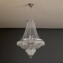 Axyaa Luxury Crystal Chandelier for Living Room High Ceiling Staircase European Style