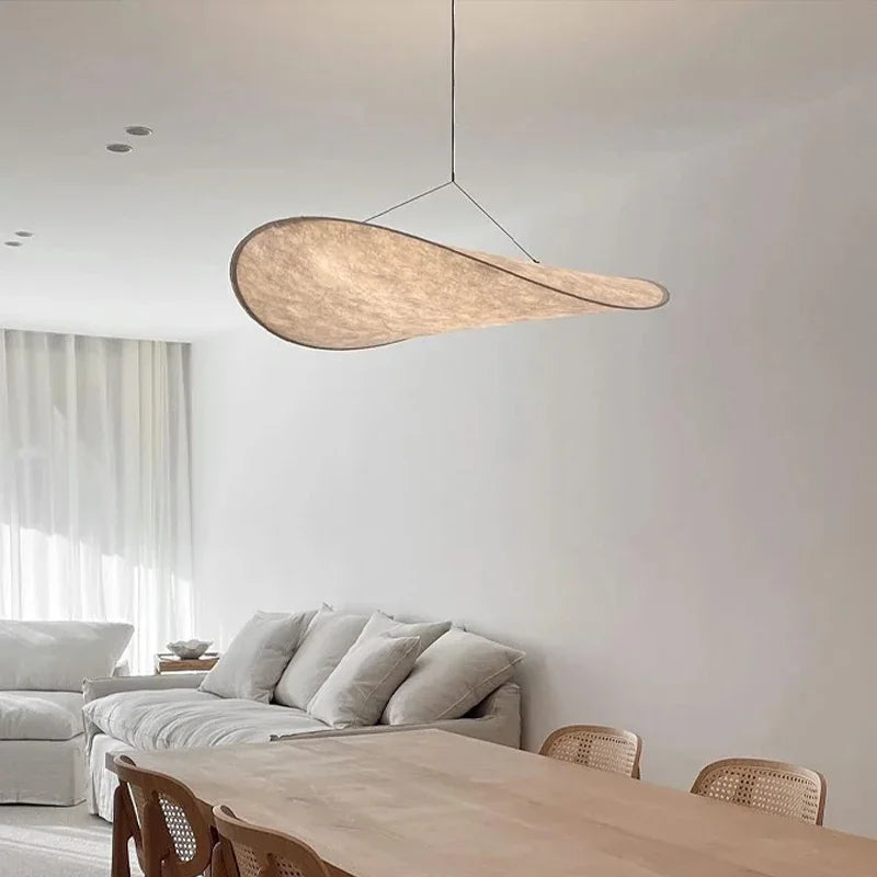 Nordic Vertigo Silk Pendant Lights by Axyaa: Modern LED Chandelier for Home Decor