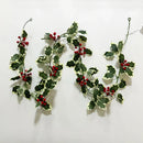 Axyaa Red Berry LED String Lights for Holiday Decor