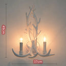 Axyaa Deer Horn Chandelier for Retro Living Room Decor