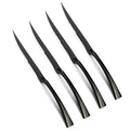 Axyaa Stainless Steel Gold Rainbow Steak Knives Set