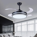 Axyaa Retractable Ceiling Fan with Air Purifying LED light, Smart Remote Control