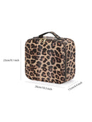 Axyaa LED Makeup Bag with Mirror & Lights, Cosmetic Organizer Train Case, 3 Colors
