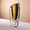 Axyaa Light Luxury Glass Vase - Modern Living Room & Dining Table Decor