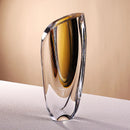 Axyaa Light Luxury Glass Vase - Modern Living Room & Dining Table Decor
