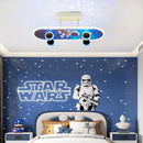 Axya Skateboard Ceiling Lights: Modern Nordic Children's Room Decor Lamps