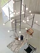 Axyaa Modern Duplex Pendant Light for Staircase, Villa, Hall, and Bedside