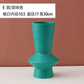 Axyaa Minimalist Ceramic Vase for Flowers and Desk Decoration