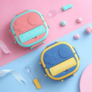 Axyaa Kids Insulated Stainless Steel Bento Box with Sections