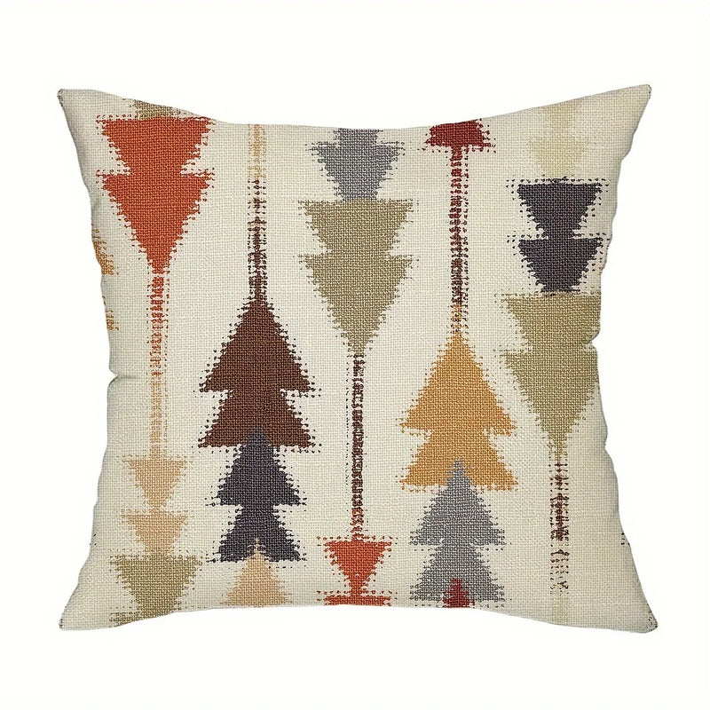 Axyaa Geometric Pattern Printed Pillowcase for Home Decoration