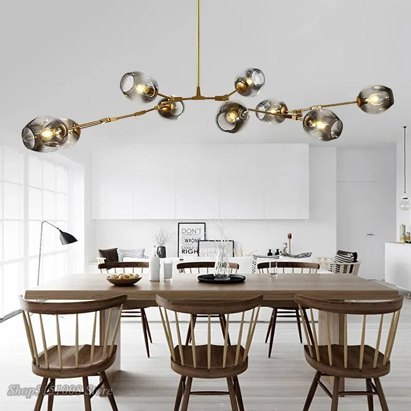 Axyaa LED Pendant Lights for Bedroom Dining Room Living Room Kitchen Fixtures