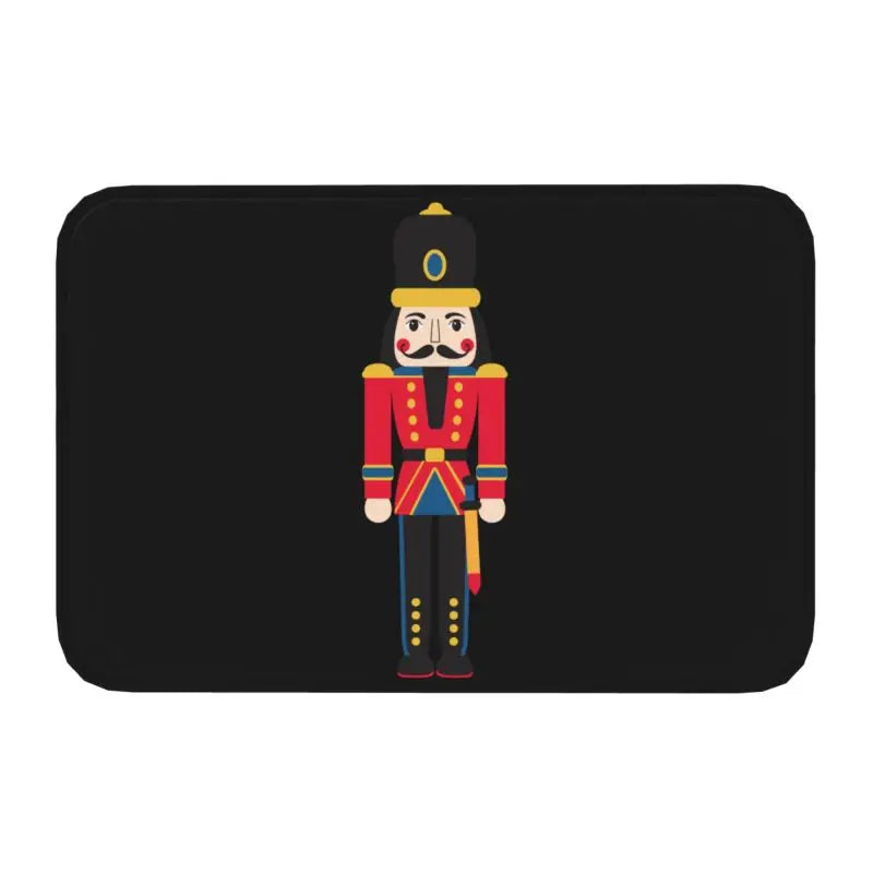 Axyaa Nutcracker Soldier Doll Door Mat Home Decor