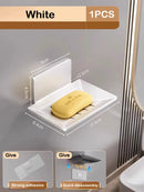 Aluminum Soap Dish Holder Wall Mounted for Kitchen & Bathroom by Axyaa