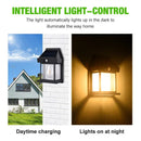 Axyaa Waterproof Solar Wall Lamp with Tungsten Filament for Home Garden