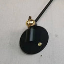 Axyaa Long Arm Black Gold Wall Sconce for Study Bedroom Reading