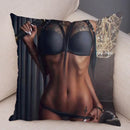 Axyaa Dark Gothic Tattoo Cushion Cover 45x45 cm