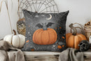 Axyaa Halloween Ghost & Pumpkin Pattern Cushion Cover for Sofa, Bedroom, Car