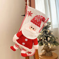 Axyaa Christmas Eve Socks: Children's Xmas Gift Candy Bag for Party Decoration
