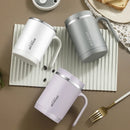 Axyaa Grey Creative Coffee Cup Large Capacity Portable Drinking Mug