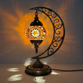 Axyaa Vintage Art Deco Mosaic Glass Table Lamp