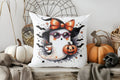 Axyaa Black Cat Vampire Halloween Pillow Cover for Sofa Bedroom Car.