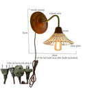 Axyaa Flower Ceramic LED Wall Light for Bedroom Living Room Bathroom Mirror.