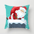 Axyaa Christmas Santa Claus Pillow Set - Festive Home Decor & Gift Option