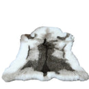 Axyaa Nordic Reindeer Kids Faux Fur Rug, Christmas Themed Living Room Carpet