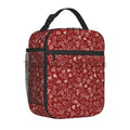 Axyaa Heart Insulated Lunch Bag: Romantic Portable Thermal Box for Work Picnic Travel