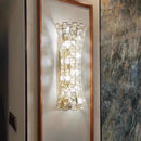 Axyaa Crystal LED Wall Sconces Gold/Chrome Metal Lighting Fixture