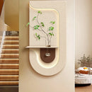 Axyaa Green Plant Wall Lamp Painting for High-end Living Room Décor