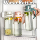 Axyaa Glass Water Kettle Pitcher with Handle and Lid