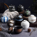 Axyaa Ceramic Soup & Dessert Bowl with Lid - Creative Pattern, Thick & Durable