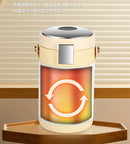Axyaa Stainless Steel Insulated Lunch Box Barrel, Multi-Layer Partition, Large Capacity