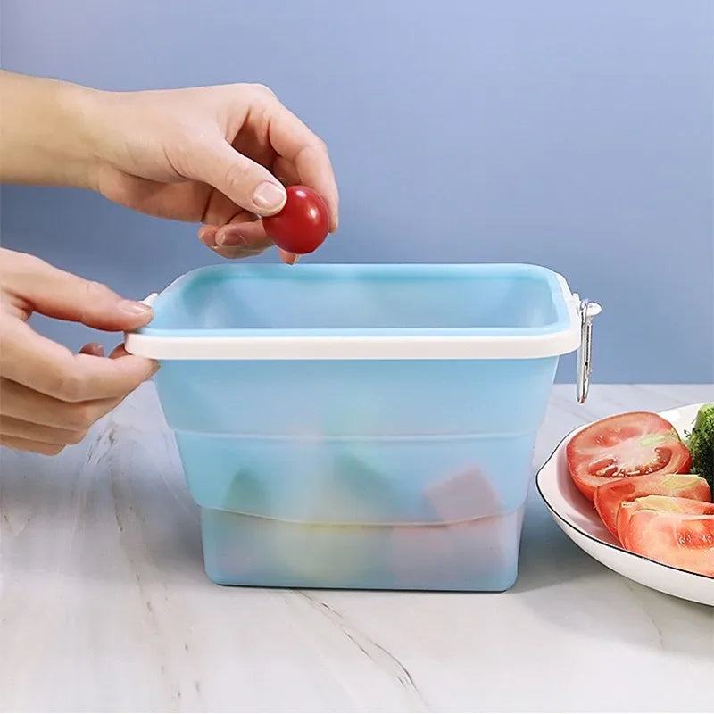 Axyaa Silicone Folding Lunch Box Storage Bag